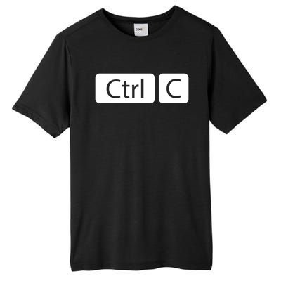 Control Copy Paste Ctrl+c Gift Tall Fusion ChromaSoft Performance T-Shirt