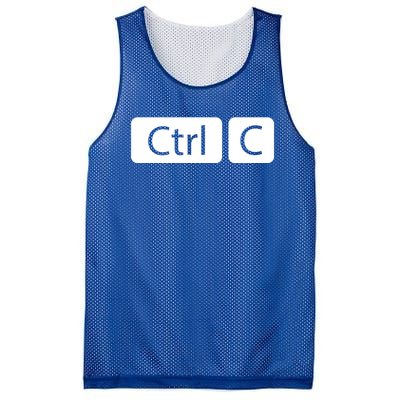 Control Copy Paste Ctrl+c Gift Mesh Reversible Basketball Jersey Tank