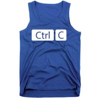 Control Copy Paste Ctrl+c Gift Tank Top