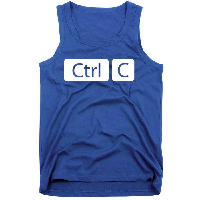 Control Copy Paste Ctrl+c Gift Tank Top