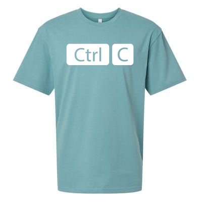 Control Copy Paste Ctrl+c Gift Sueded Cloud Jersey T-Shirt