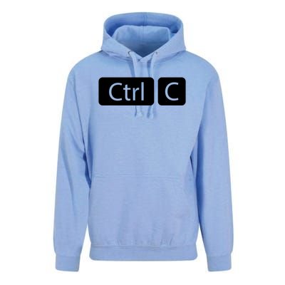 Control Copy Paste Ctrl+c Gift Unisex Surf Hoodie