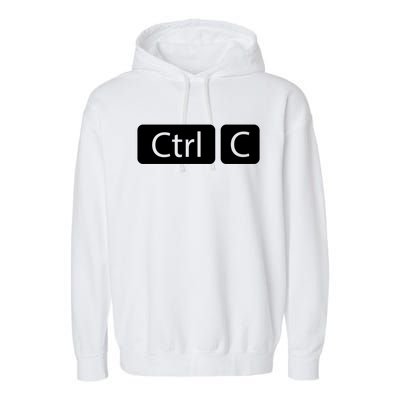 Control Copy Paste Ctrl+c Gift Garment-Dyed Fleece Hoodie