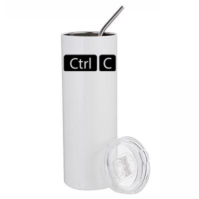 Control Copy Paste Ctrl+c Gift Stainless Steel Tumbler