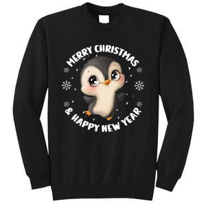 Cute Christmas Penguin Merry Christmas & Happy New Year Sweatshirt