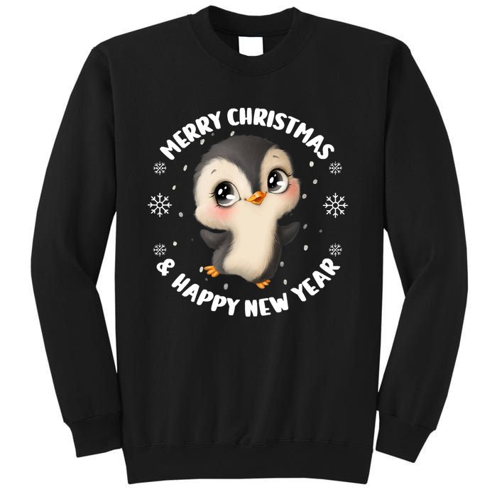 Cute Christmas Penguin Merry Christmas & Happy New Year Sweatshirt