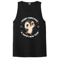 Cute Christmas Penguin Merry Christmas & Happy New Year PosiCharge Competitor Tank