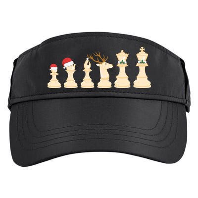 Christmas Chess Pieces Xmas Lights Santa Chess Player Adult Drive Performance Visor