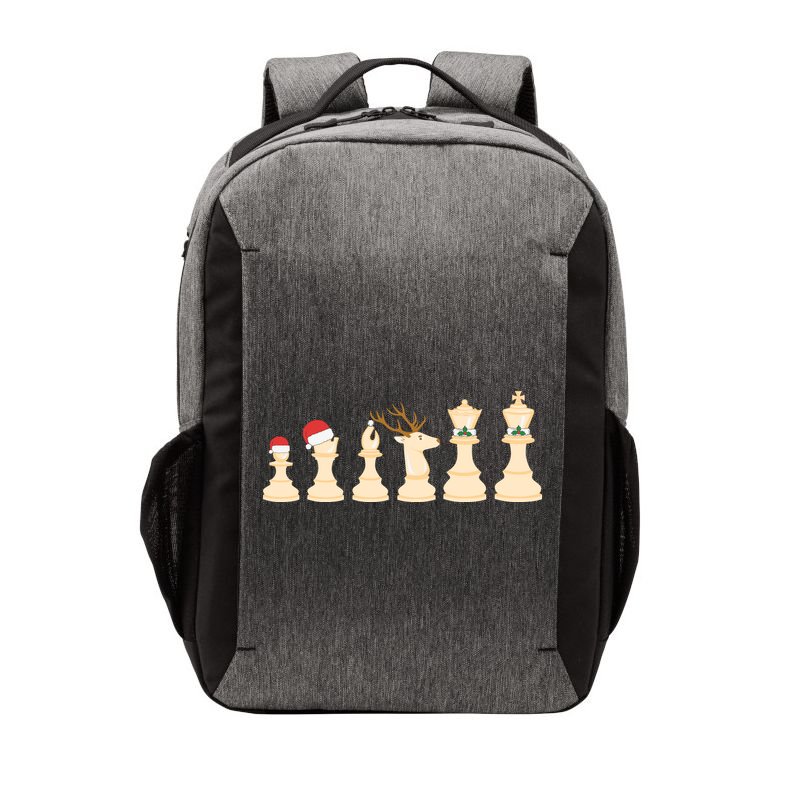 Christmas Chess Pieces Xmas Lights Santa Chess Player Vector Backpack