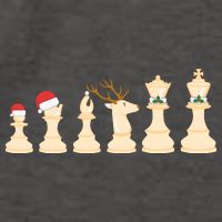 Christmas Chess Pieces Xmas Lights Santa Chess Player Vector Backpack
