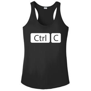 Control Copy Paste Ctrl+c Gift Ladies PosiCharge Competitor Racerback Tank