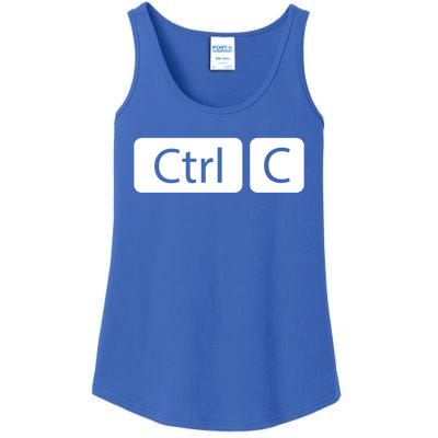 Control Copy Paste Ctrl+c Gift Ladies Essential Tank