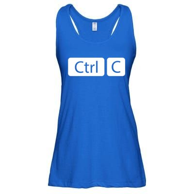 Control Copy Paste Ctrl+c Gift Ladies Essential Flowy Tank