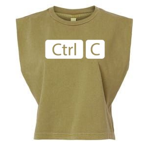 Control Copy Paste Ctrl+c Gift Garment-Dyed Women's Muscle Tee