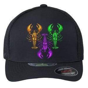 Carnival Costume Party Parade Crawfish Lover Gift Mardi Gras Flexfit Unipanel Trucker Cap