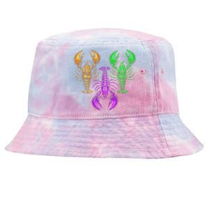 Carnival Costume Party Parade Crawfish Lover Gift Mardi Gras Tie-Dyed Bucket Hat