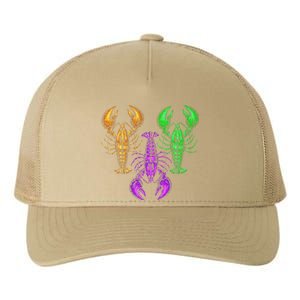 Carnival Costume Party Parade Crawfish Lover Gift Mardi Gras Yupoong Adult 5-Panel Trucker Hat