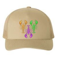 Carnival Costume Party Parade Crawfish Lover Gift Mardi Gras Yupoong Adult 5-Panel Trucker Hat