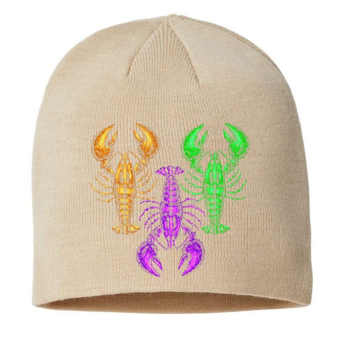 Carnival Costume Party Parade Crawfish Lover Gift Mardi Gras Sustainable Beanie