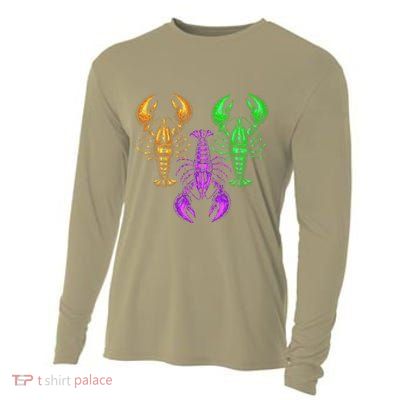 Carnival Costume Party Parade Crawfish Lover Gift Mardi Gras Cooling Performance Long Sleeve Crew
