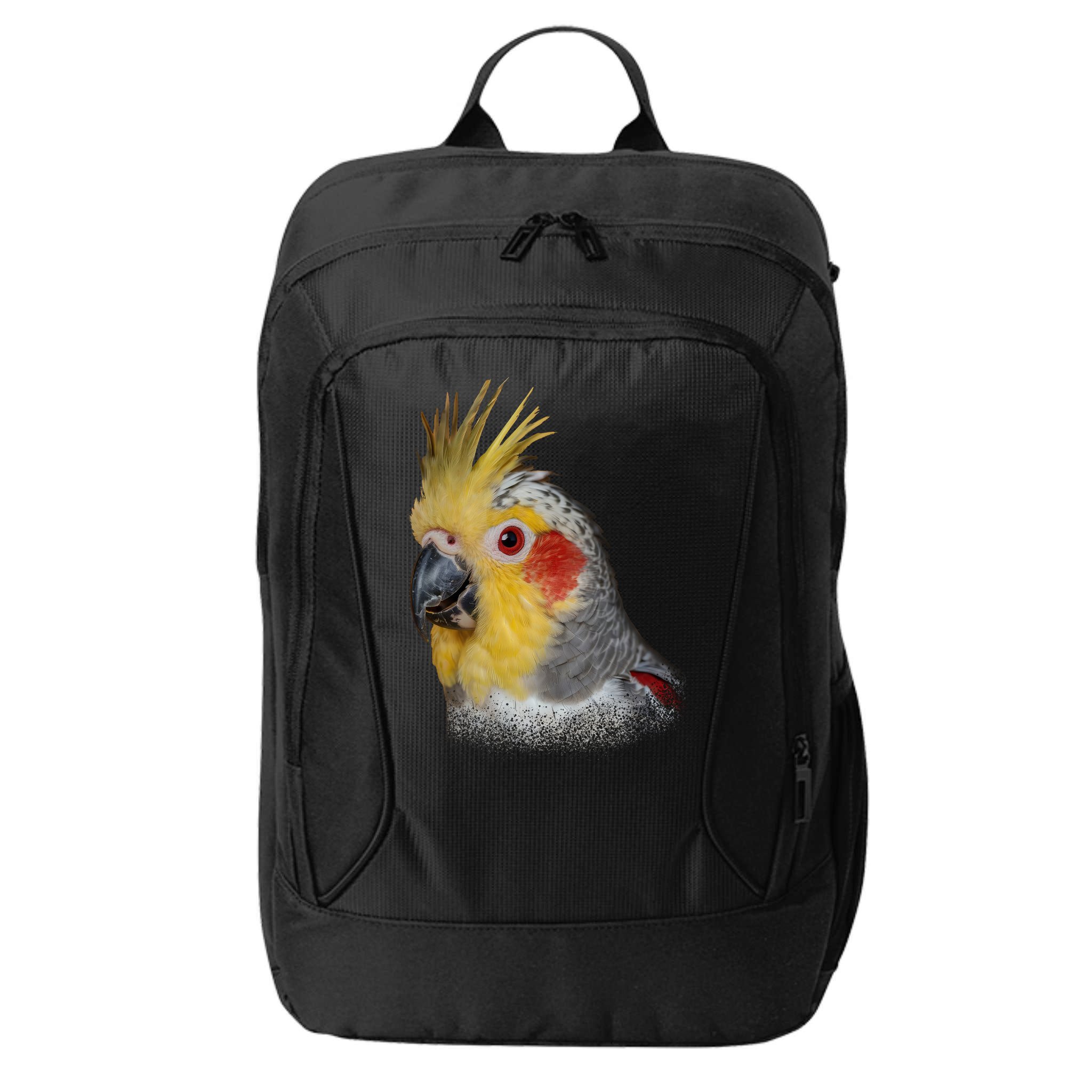 Captivating Cockatiel Portrait City Backpack