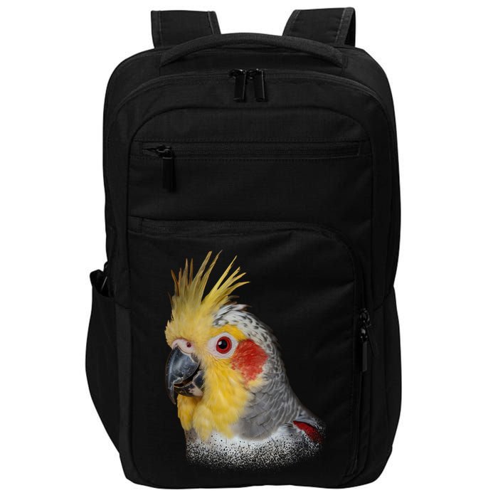 Captivating Cockatiel Portrait Impact Tech Backpack