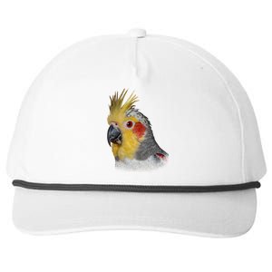 Captivating Cockatiel Portrait Snapback Five-Panel Rope Hat