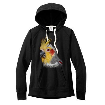 Captivating Cockatiel Portrait Women's Fleece Hoodie