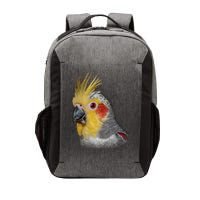 Captivating Cockatiel Portrait Vector Backpack