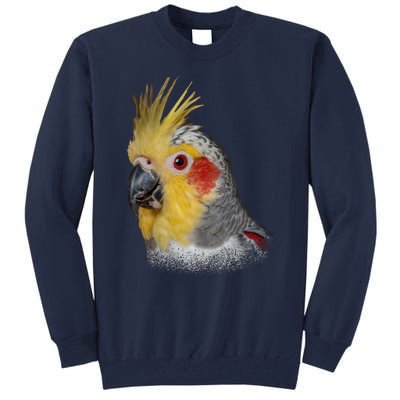 Captivating Cockatiel Portrait Tall Sweatshirt