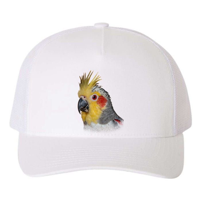 Captivating Cockatiel Portrait Yupoong Adult 5-Panel Trucker Hat