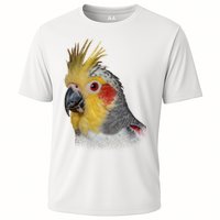 Captivating Cockatiel Portrait Performance Shirt