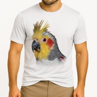 Captivating Cockatiel Portrait Performance Shirt