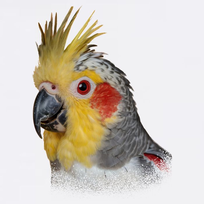 Captivating Cockatiel Portrait Performance Shirt