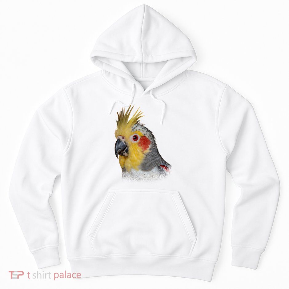 Captivating Cockatiel Portrait Hoodie