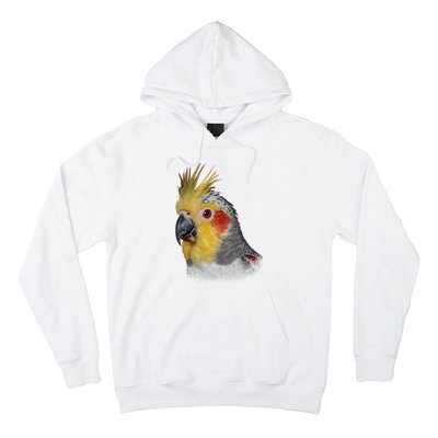 Captivating Cockatiel Portrait Hoodie