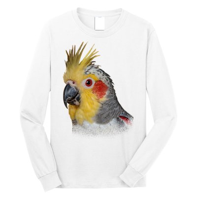 Captivating Cockatiel Portrait Long Sleeve Shirt