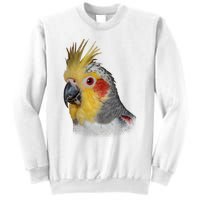 Captivating Cockatiel Portrait Sweatshirt