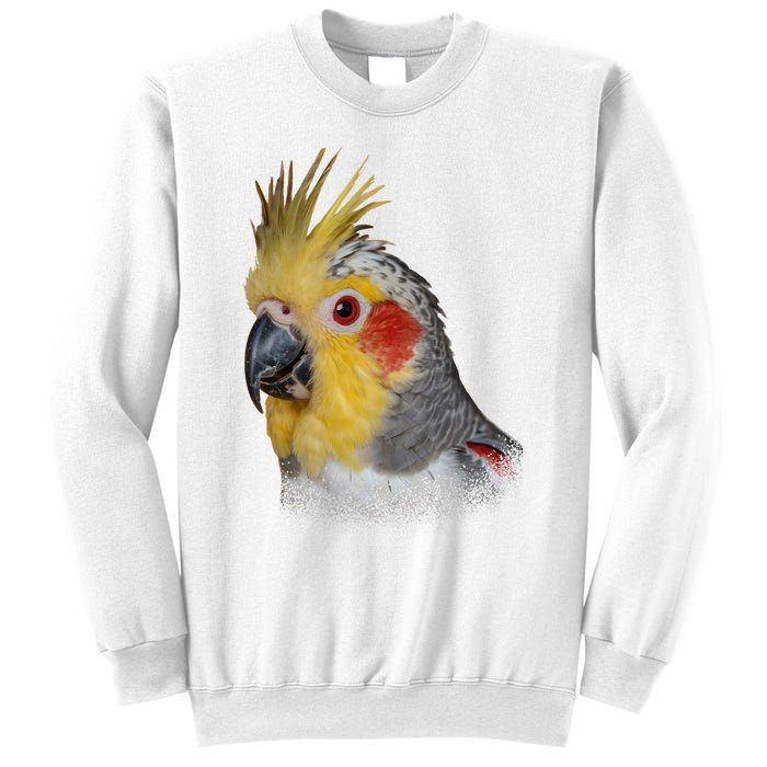 Captivating Cockatiel Portrait Sweatshirt