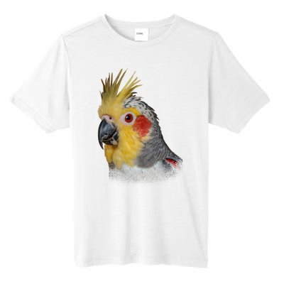 Captivating Cockatiel Portrait Tall Fusion ChromaSoft Performance T-Shirt