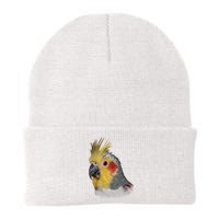 Captivating Cockatiel Portrait Knit Cap Winter Beanie