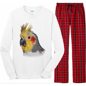 Captivating Cockatiel Portrait Long Sleeve Pajama Set