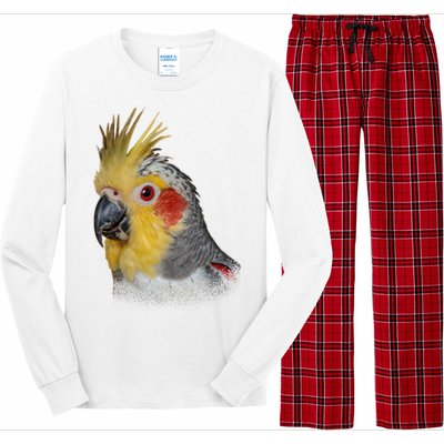 Captivating Cockatiel Portrait Long Sleeve Pajama Set