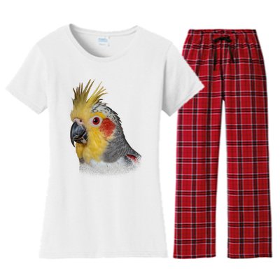 Captivating Cockatiel Portrait Women's Flannel Pajama Set