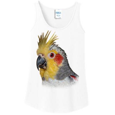 Captivating Cockatiel Portrait Ladies Essential Tank