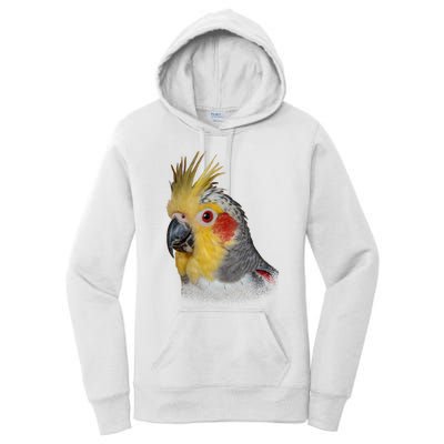 Captivating Cockatiel Portrait Women's Pullover Hoodie