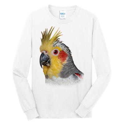 Captivating Cockatiel Portrait Tall Long Sleeve T-Shirt