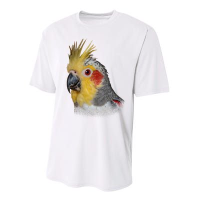 Captivating Cockatiel Portrait Performance Sprint T-Shirt