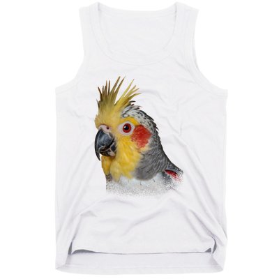 Captivating Cockatiel Portrait Tank Top