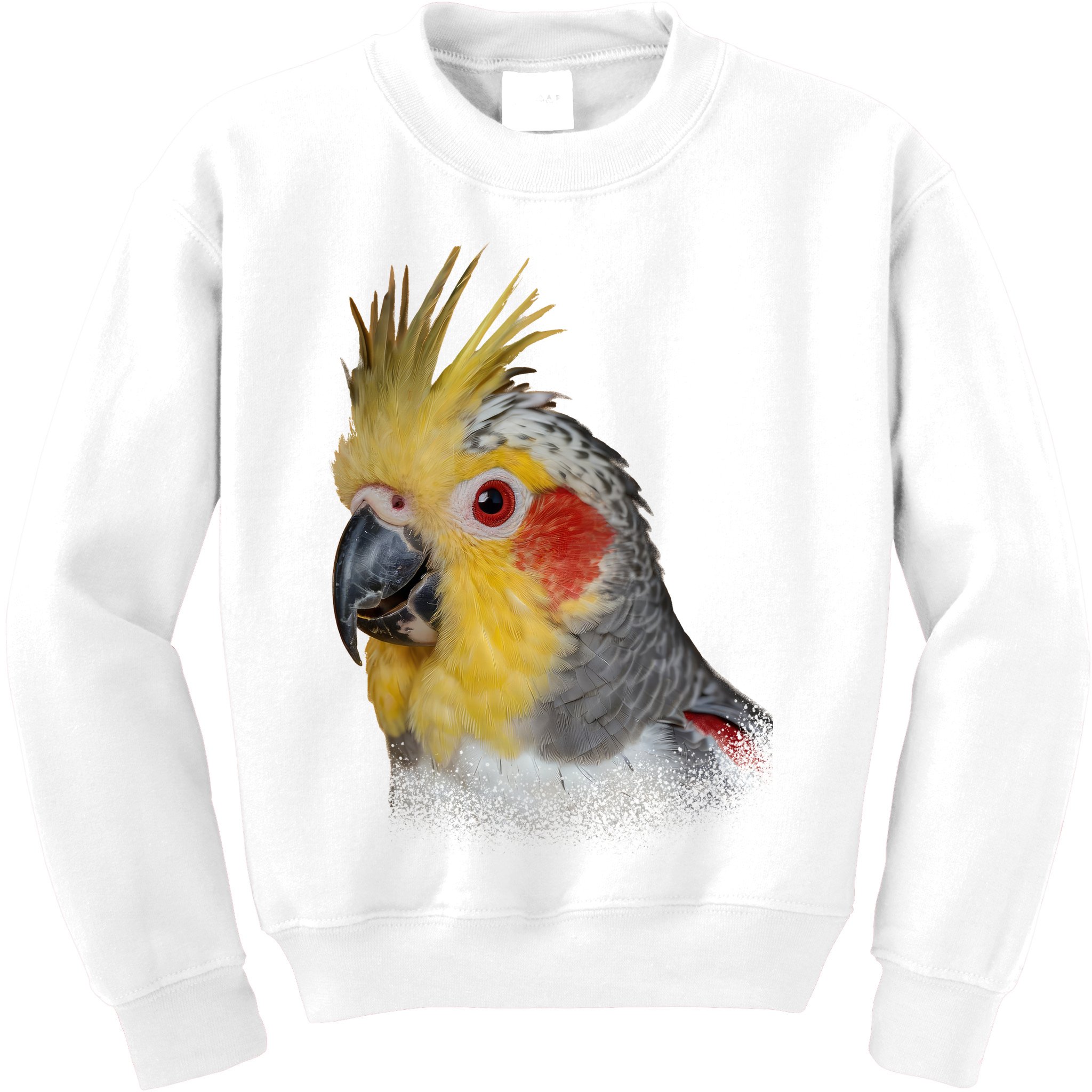 Captivating Cockatiel Portrait Kids Sweatshirt